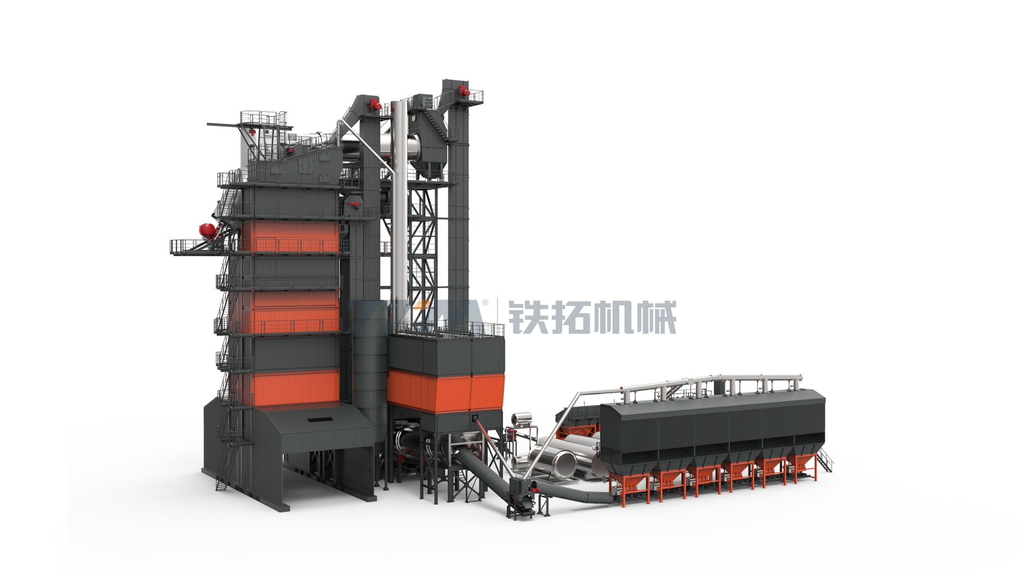 How Asphalt is Made with TTM TS5030 RAP Recycling Hot Asphalt Mixing Plant