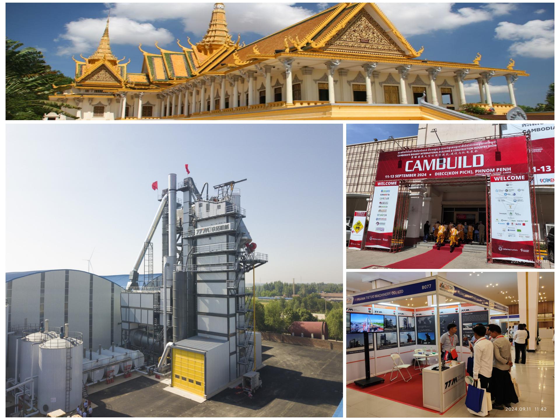 TTM Participates in CME 24: Supporting Cambodia's Infrastructure Growth with High-Quality Asphalt Mixing Solutions